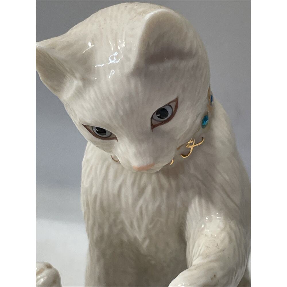 Lenox Playing Pat A Cake Cat Figurines - Picture 3 of 9